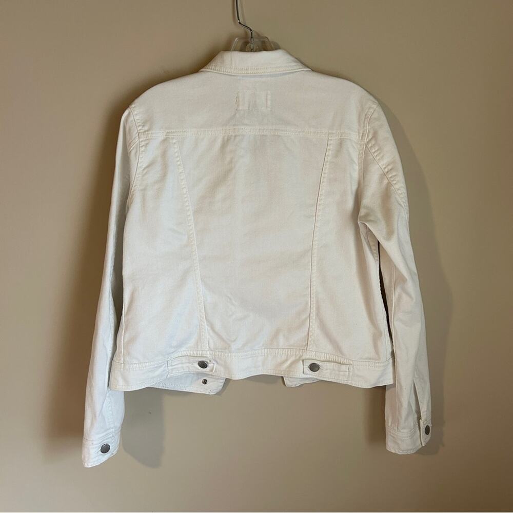 Universal Thread White Button Down Cotton Stretch… - image 7